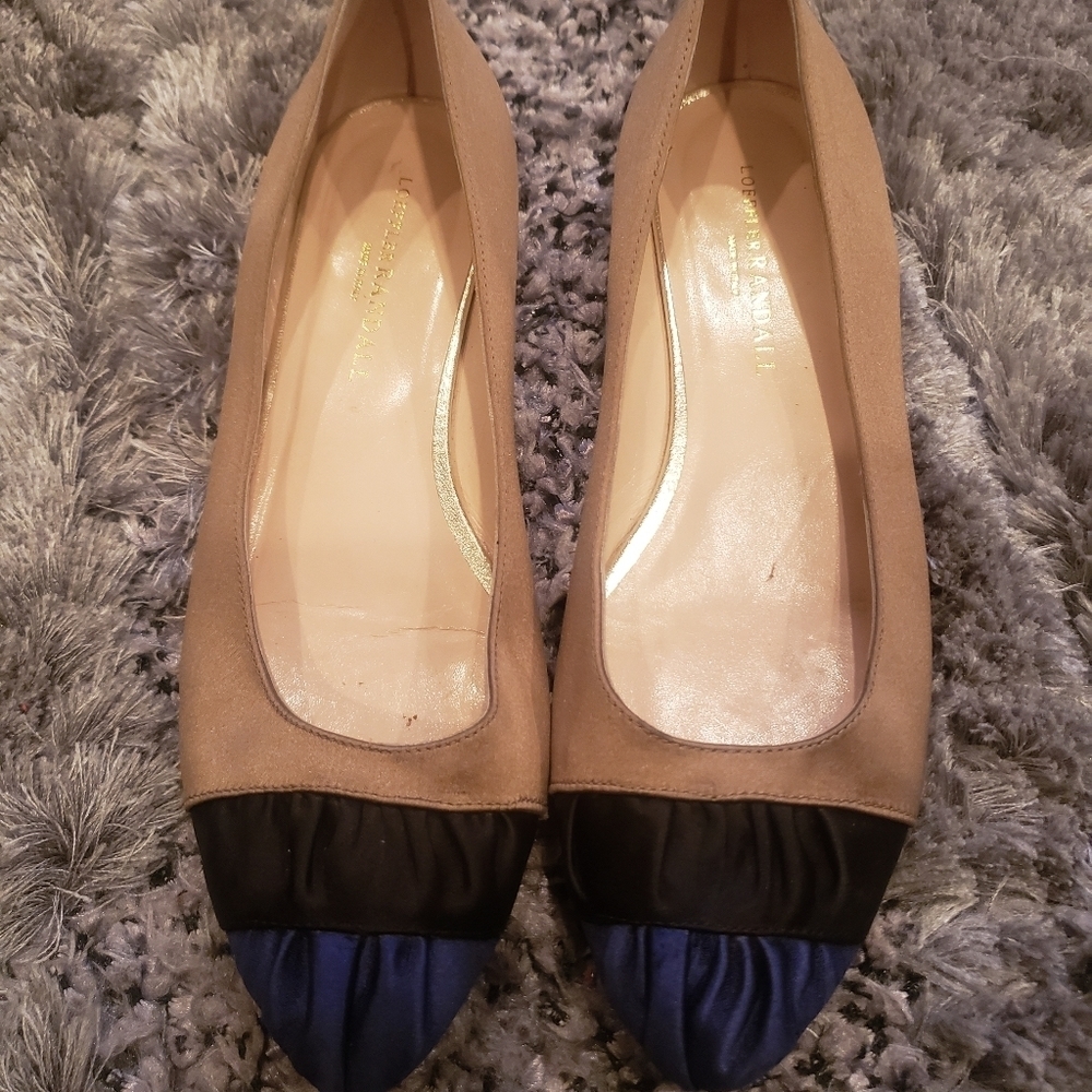 Loeffler Randall Women's Tan/ Blue Flats Size 8